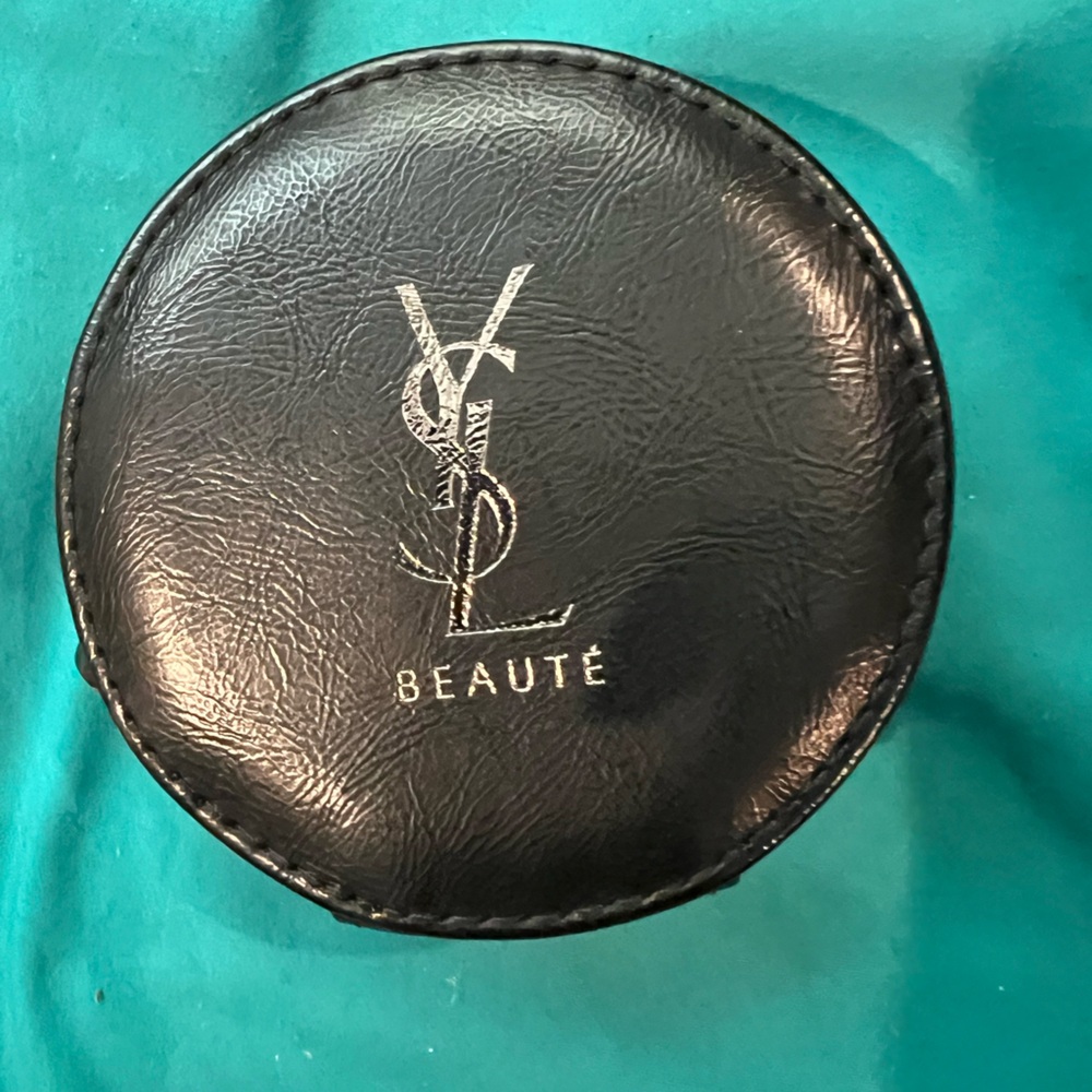 Small ysl round zipper pouch